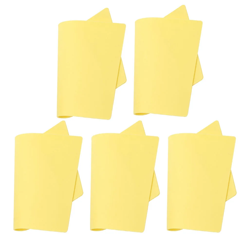 

5Pcs Tattoos Practice Skin Sheets Portable Ductile Silicone Skin for Beginners Eyebrow Eyeliner Tattooing Training