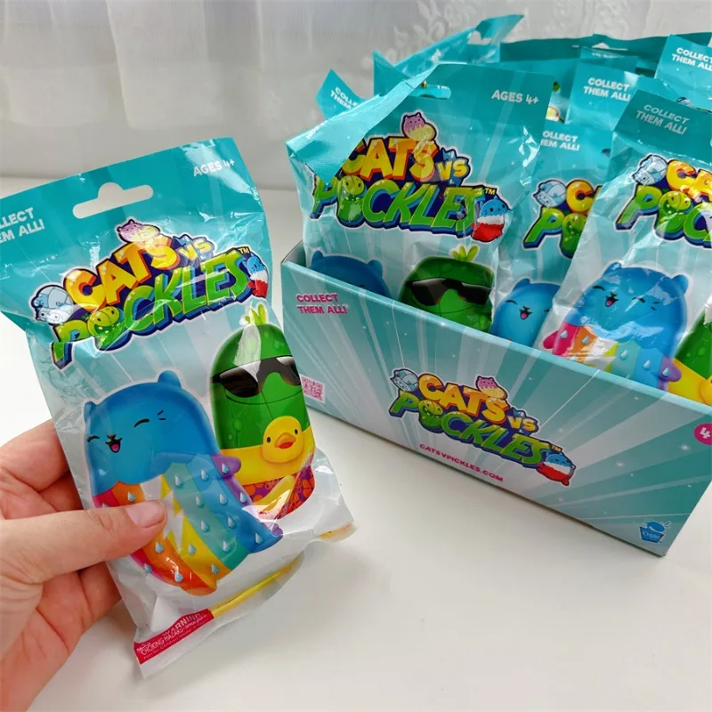 ตุ๊กตาสัตว์ยูนิคอร์น การ์ตูน POPart แบบสุ่มในกล่อง ชุดช้าง เต่า สุนัข วัว ของเล่นเด็ก
