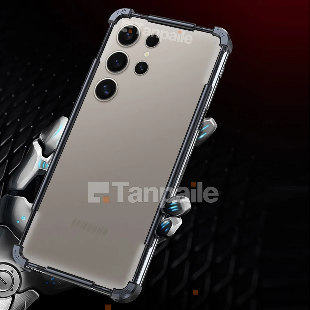Bordo paraurti in metallo alluminio per Samsung S25 S24 S23 S22 S21 S20 S10 + Ultra Plus FE Lite Custodia antiurto Telaio di bloccaggio