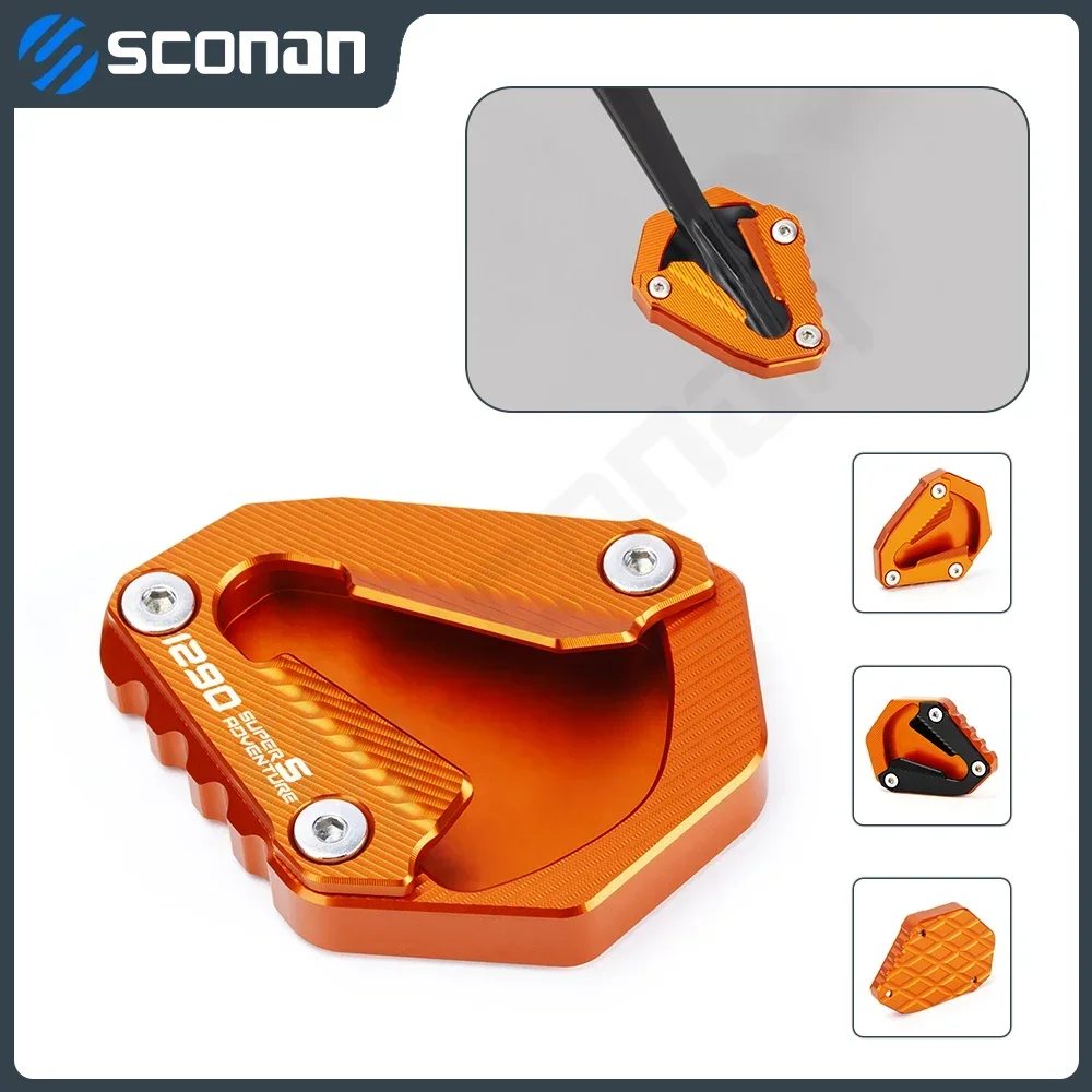 For KTM 1290 ADVENTURE S  1290ADV SUPER ADVENTURE S 1290S Motorcycle Accessories 2021 2022 Side Stand Pad Extension Plate Pad