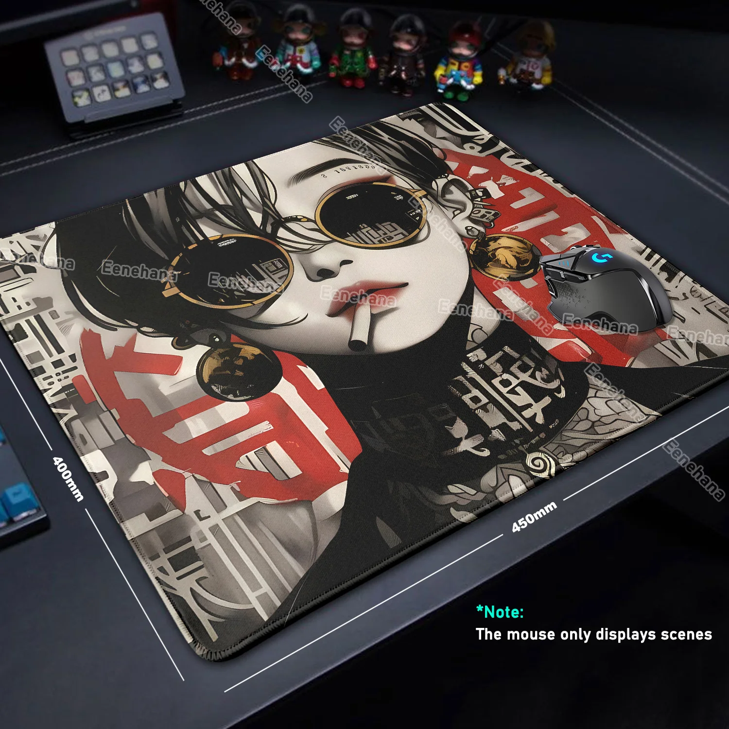 Handsome Punk Girl Mouse Pad S - Esports Gaming Table recension och pris