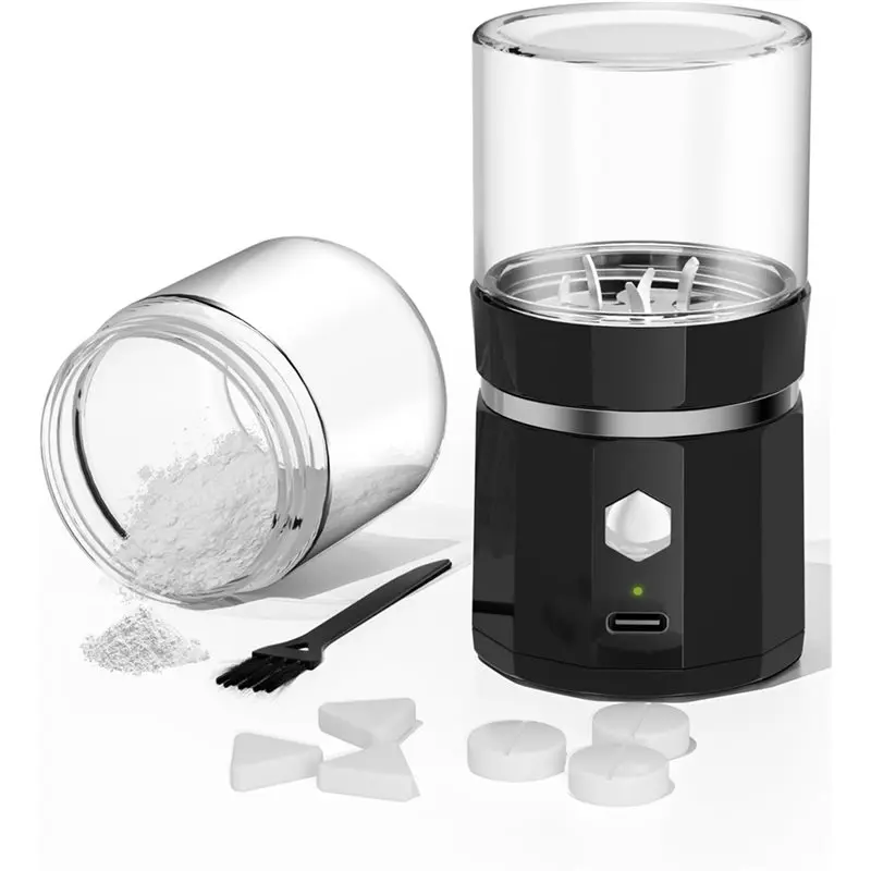 [A99U] Cordless Electric Pill Crusher,Pill Crusher Fine Powder with Stainless Steel Blade, for Pills & Vitamins Extremely Fine