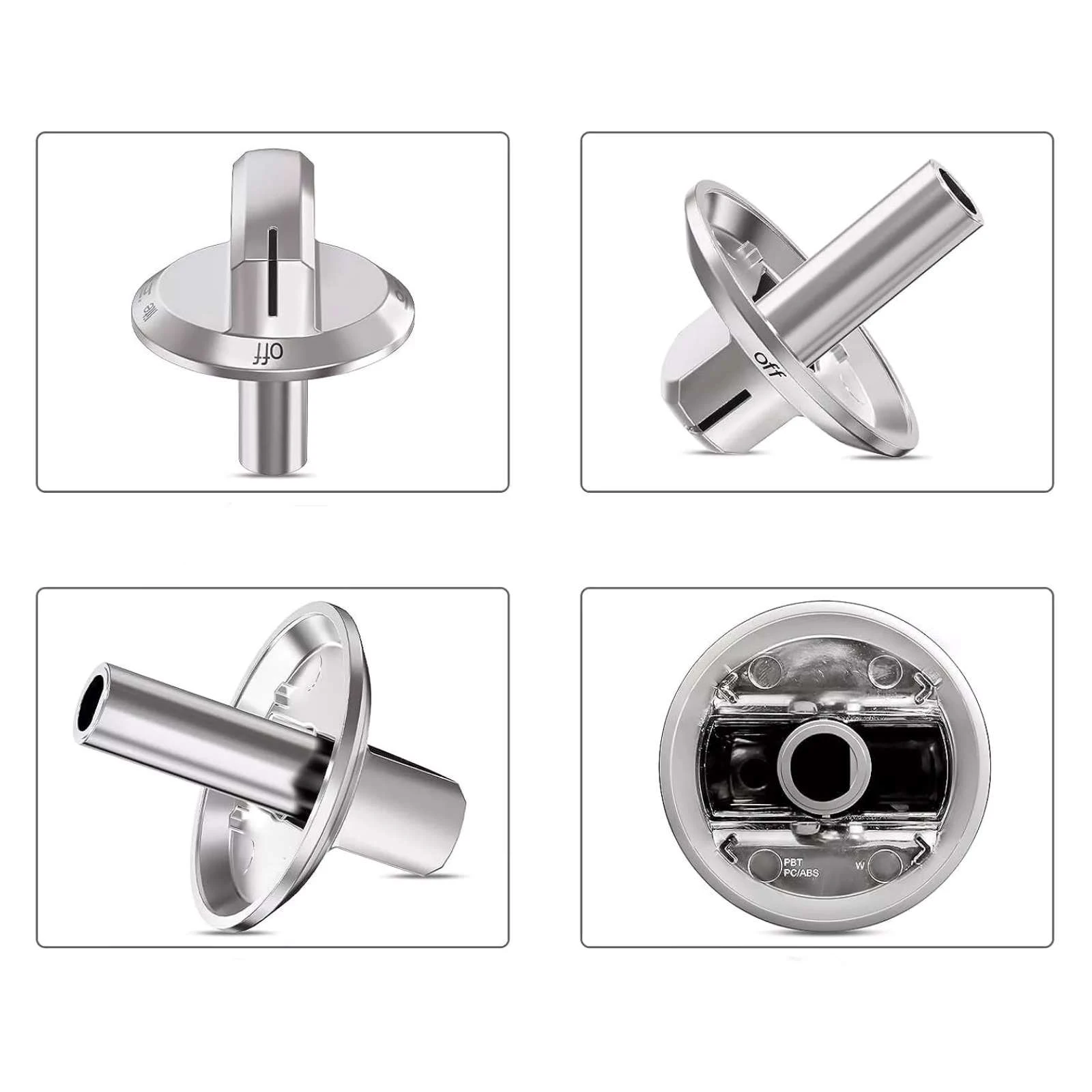 5 قطعة/المجموعة موقد غاز مفتاح دوار مقابض التحكم استبدال أجزاء لفرن فريجيدير مجموعة الغاز الملحقات 5304504839 ، AP6997304