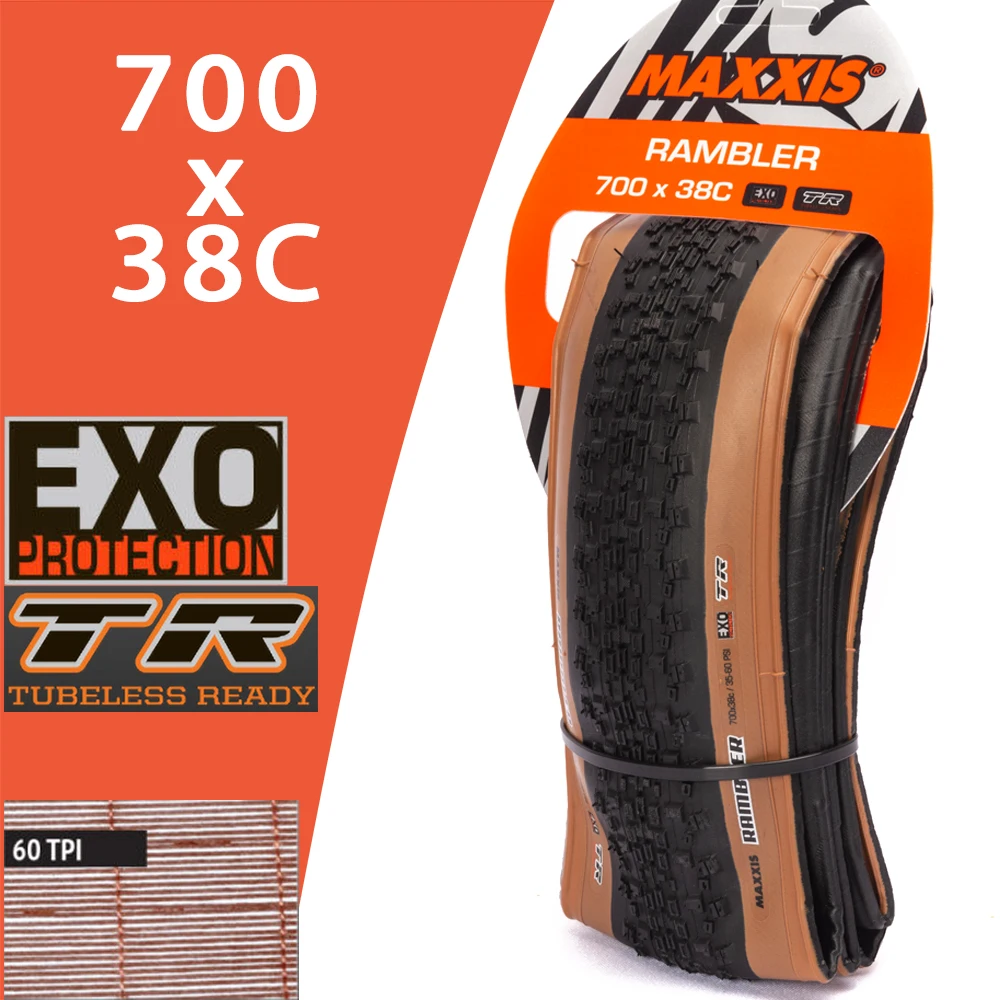 MAXXIS RAMBLER 700C チューブレス 700x38C/40C/45C/50C 650x47B 27.5