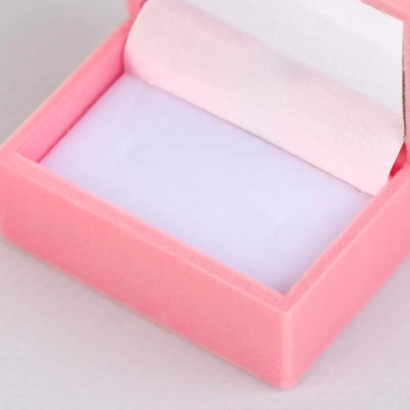 1 Stück Kleine Schmuckbox aus Samt, Hochzeitsring-Box, Halsketten-Präsentationsbox, Niedliche Bären-Geschenkbox, Behälter für Schmuckverpackungen – Detail 13