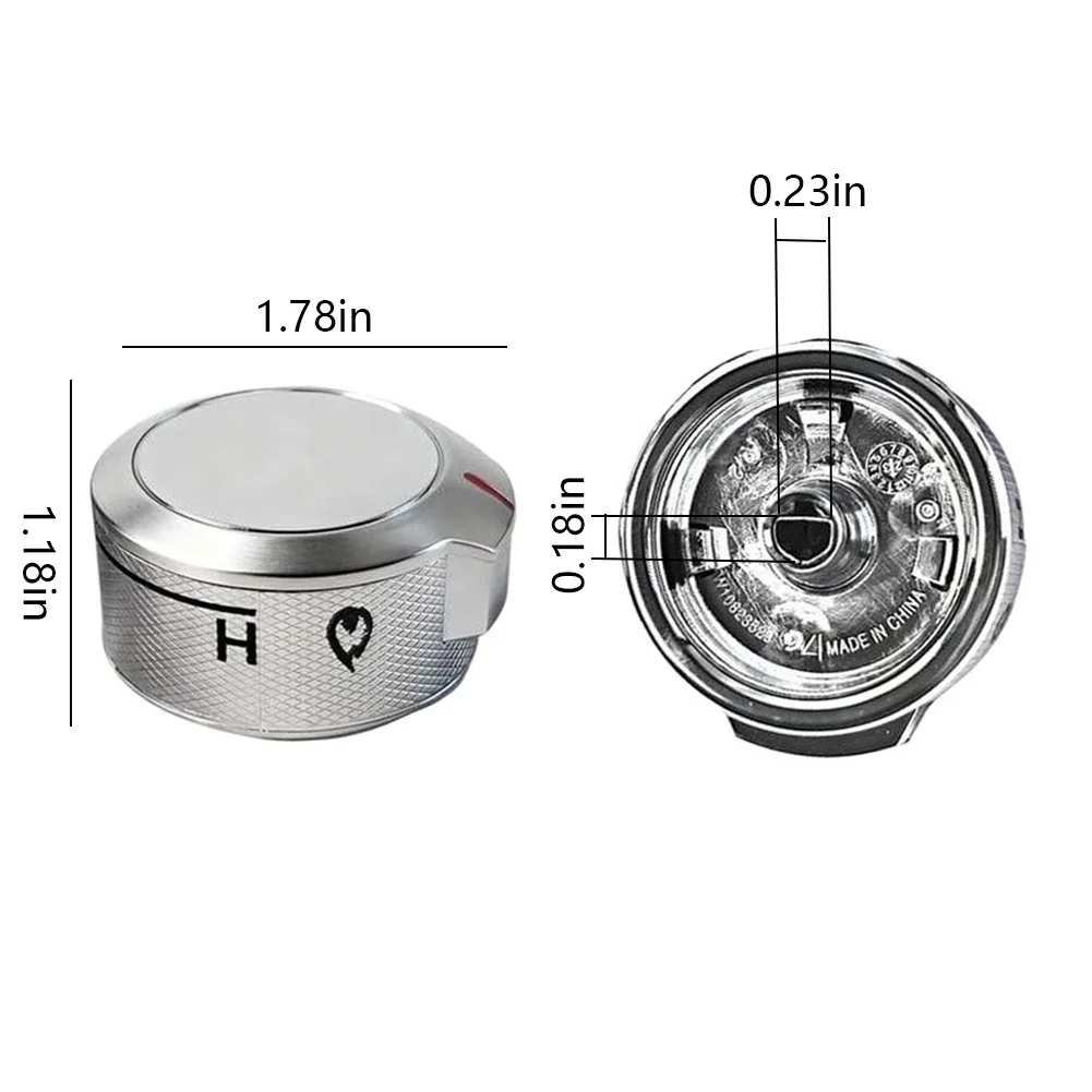 1/5pcs W11030413 Oven Control Knob Range Knob Replacement For W10643306 W10786063 EAP11770322 Oven Knob Kitchen Accessories