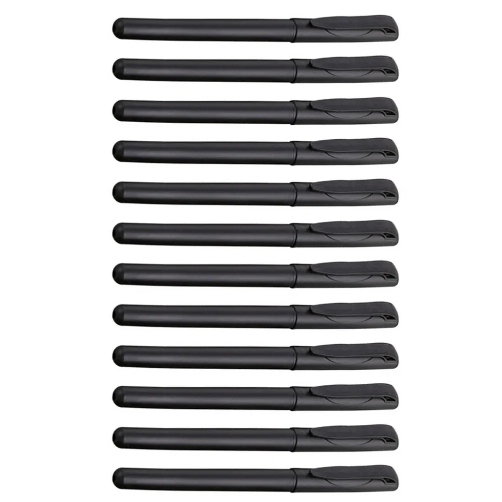 

100 Pcs Pen Holders Office Gel Pens Making Kits Barrels Shells Business Black Fillable