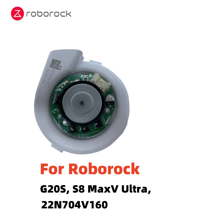 Original Fan Motor Module 22N704V160 for Roborock G20S, S8 MaxV Ultra, Robot Vacuum Cleaner Parts Accessories