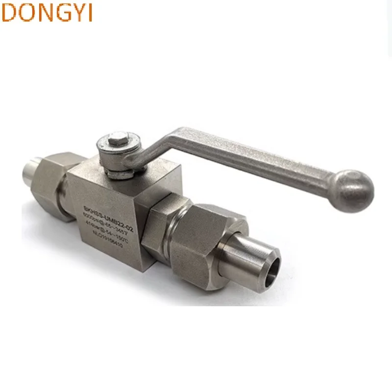 304 stainless steel CNG natural gas BHK high pressure ball valve welded loose Weld outside diameter 10/12/14/16/18/20/22/25/28mm