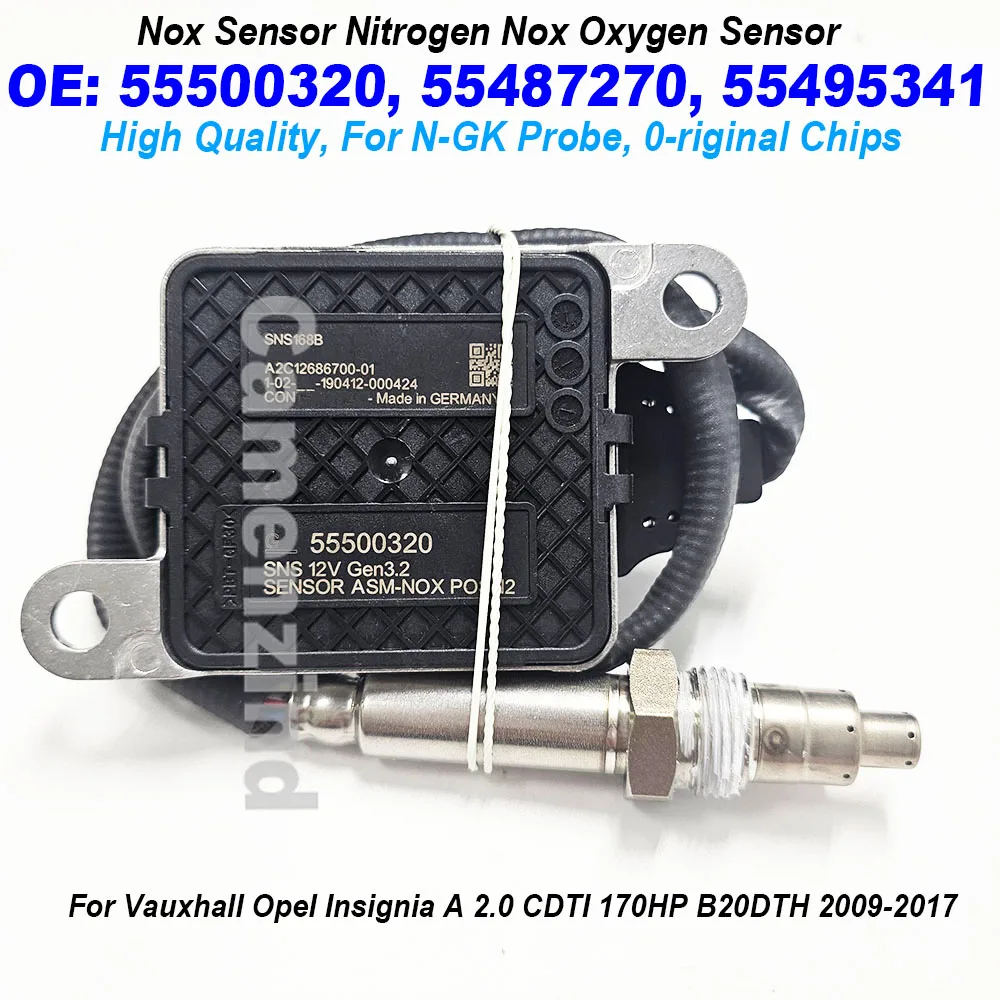 

НОВЫЙ 55500320 Датчик азота и кислорода NOX для Vauxhall Opel Insignia A 2,0 CDTI 170HP B20DTH 2009-2017 55495341 55487270