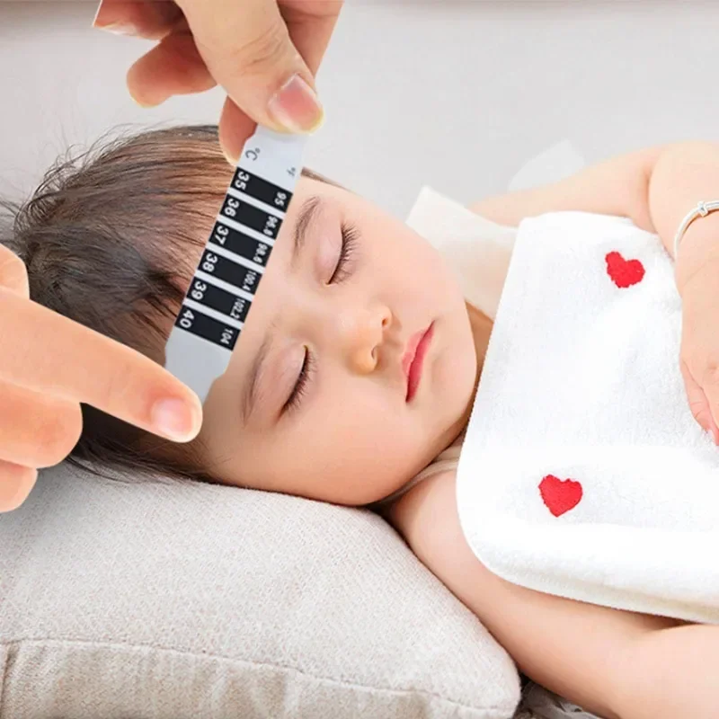 

Forehead Head Strip Thermometer Water Milk Thermometer Fever Body Baby Child Kid Test Temperature Sticker Baby Care