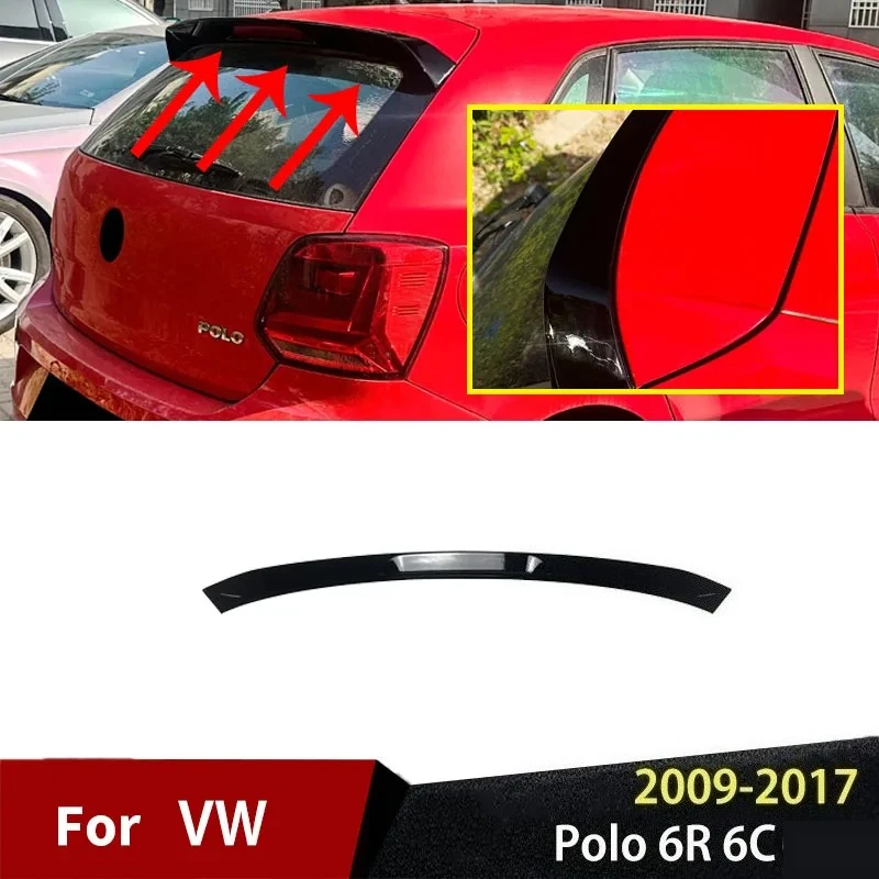 

For Volkswagen Polo 6R 6C Rear Top Tail Wing Spoiler Accessories 2009 2010 2011 2012 2013-2017 Car Wing Modification Body Kit