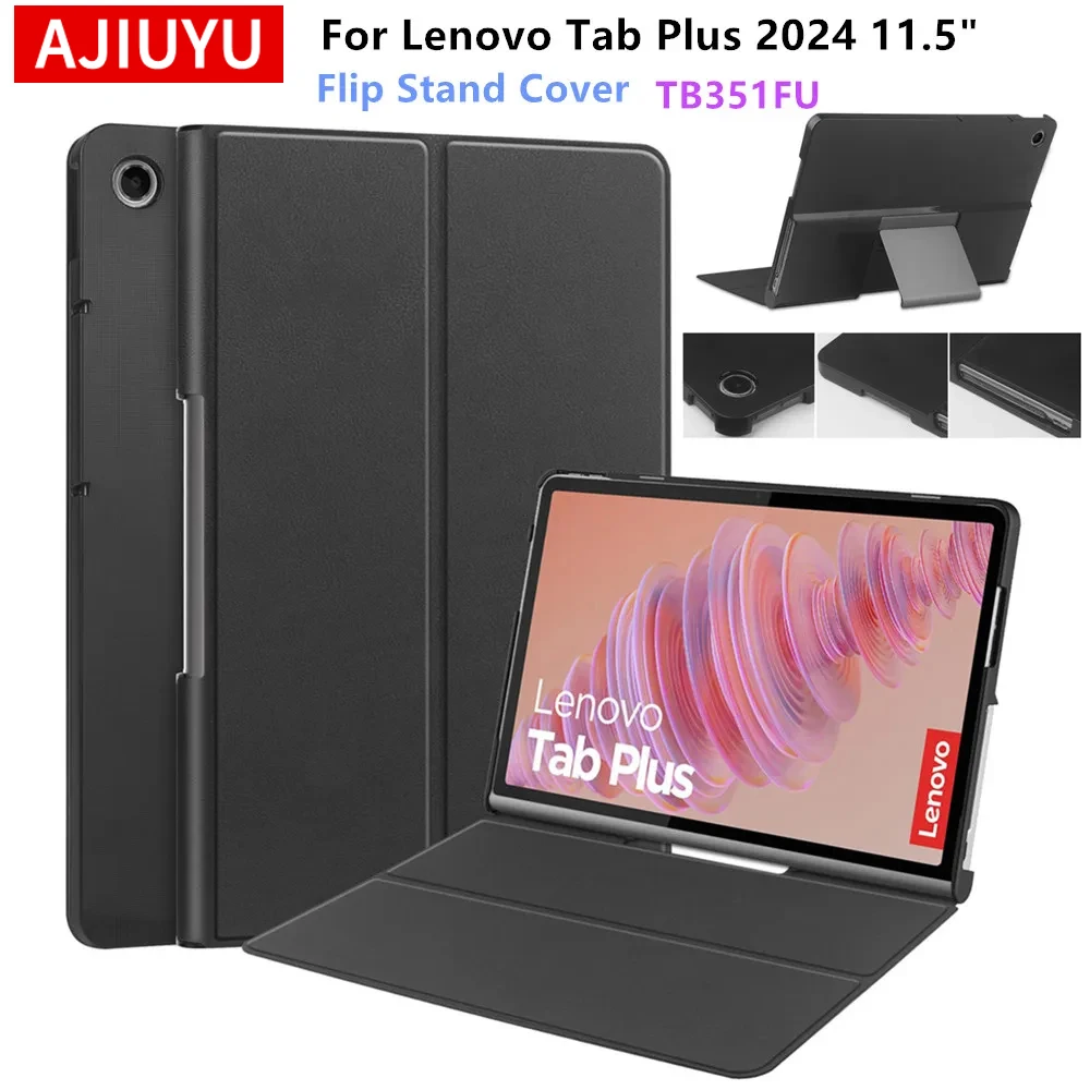 

Case For Lenovo Tab Plus 2024 11.5 inch TB351FU PU Leather Flip Stand Cover for Xiaoxin Pad Studio (2024) 11.5" Funda Case