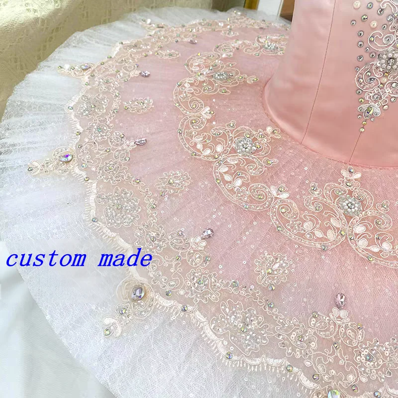 الجنية دمية فضية الجنية لطيف الجنية الباليه توتو اللباس الكبار والأطفال الأداء المهني المنافسة اللباس