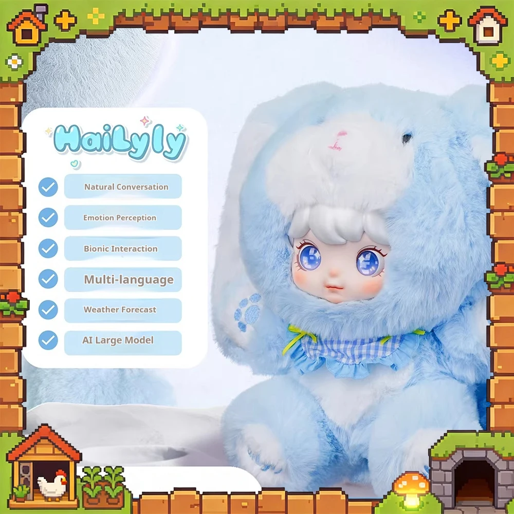 HaiLyly AI Smart Robot Companion Dialogue Touch Bionic Interaction Emotional Companionship Perception Wireless Intelligence Gift