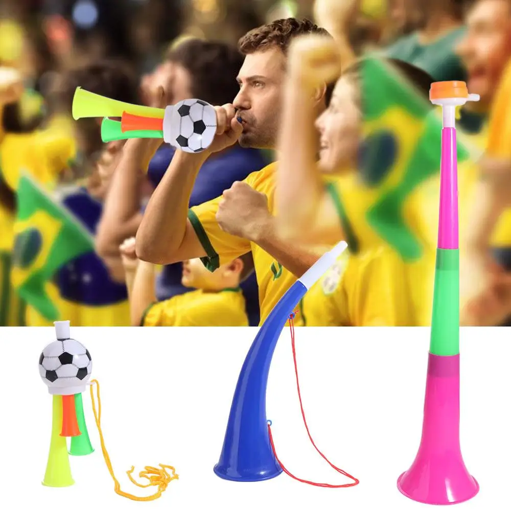 Football Matches Refueling Plastic Horn Props Ox Horn Horn Vuvuzela Cheer Noisemaker Gift