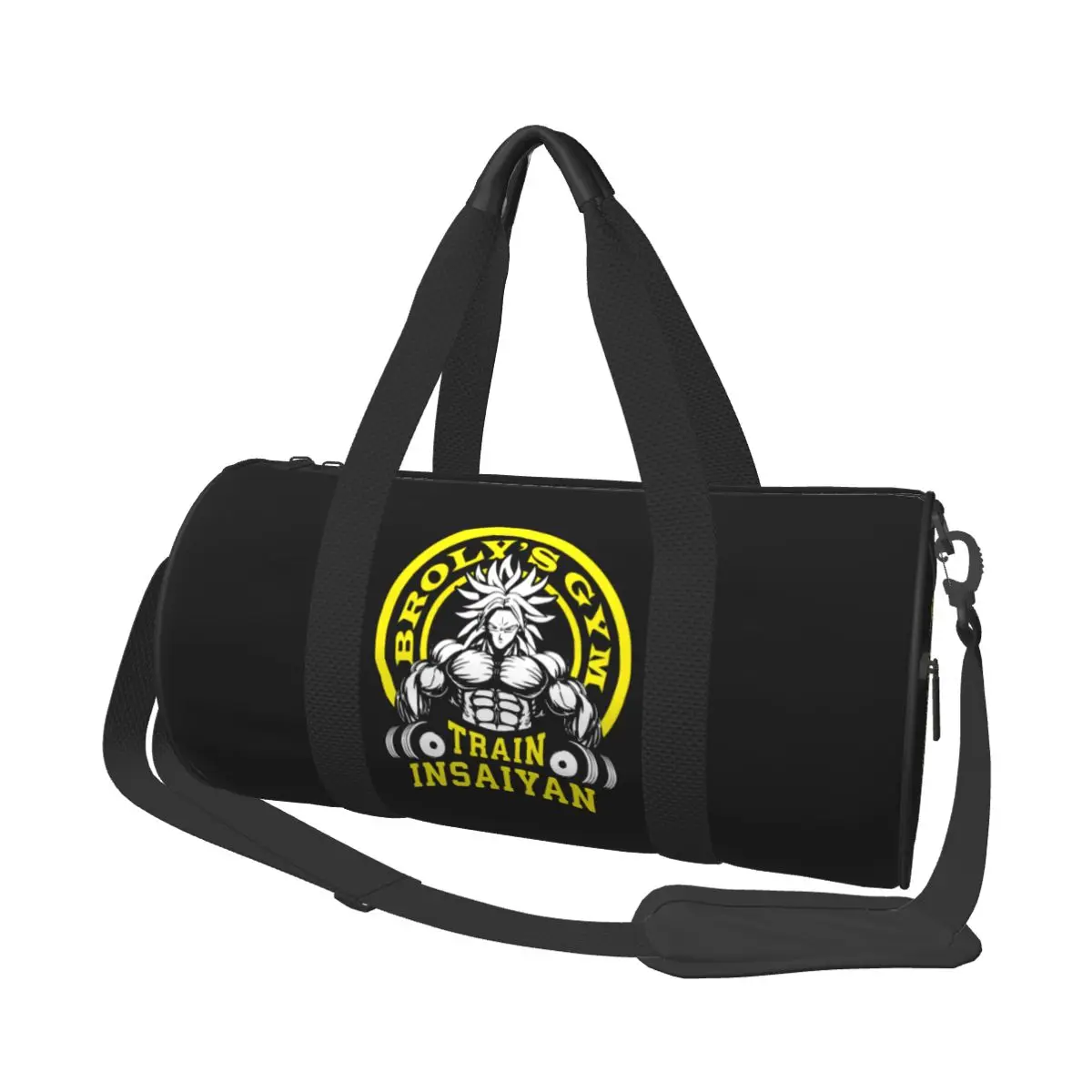 Bolsas deportivas motivacionales de Anime para gimnasio, bolsa de gimnasio con zapatos, bolso de fin de semana para hombre, bolso estampado, bolsa