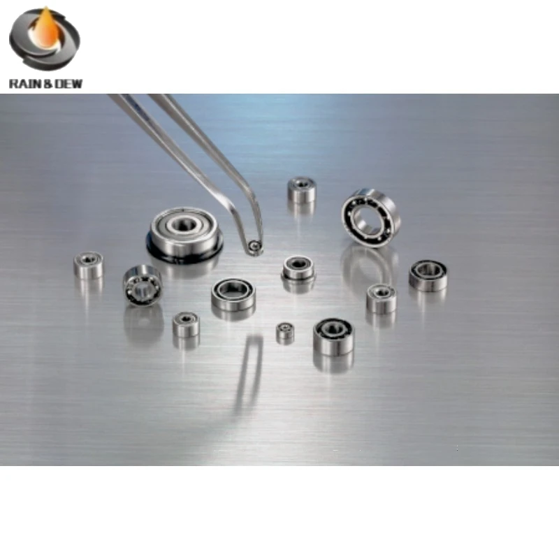 

10Pcs 604RS Bearing Micro Deep Groove Ball Bearings 4x12x4 mm Rubber Sealed Dustproof ABEC-7 Small Motor Fan Instrument
