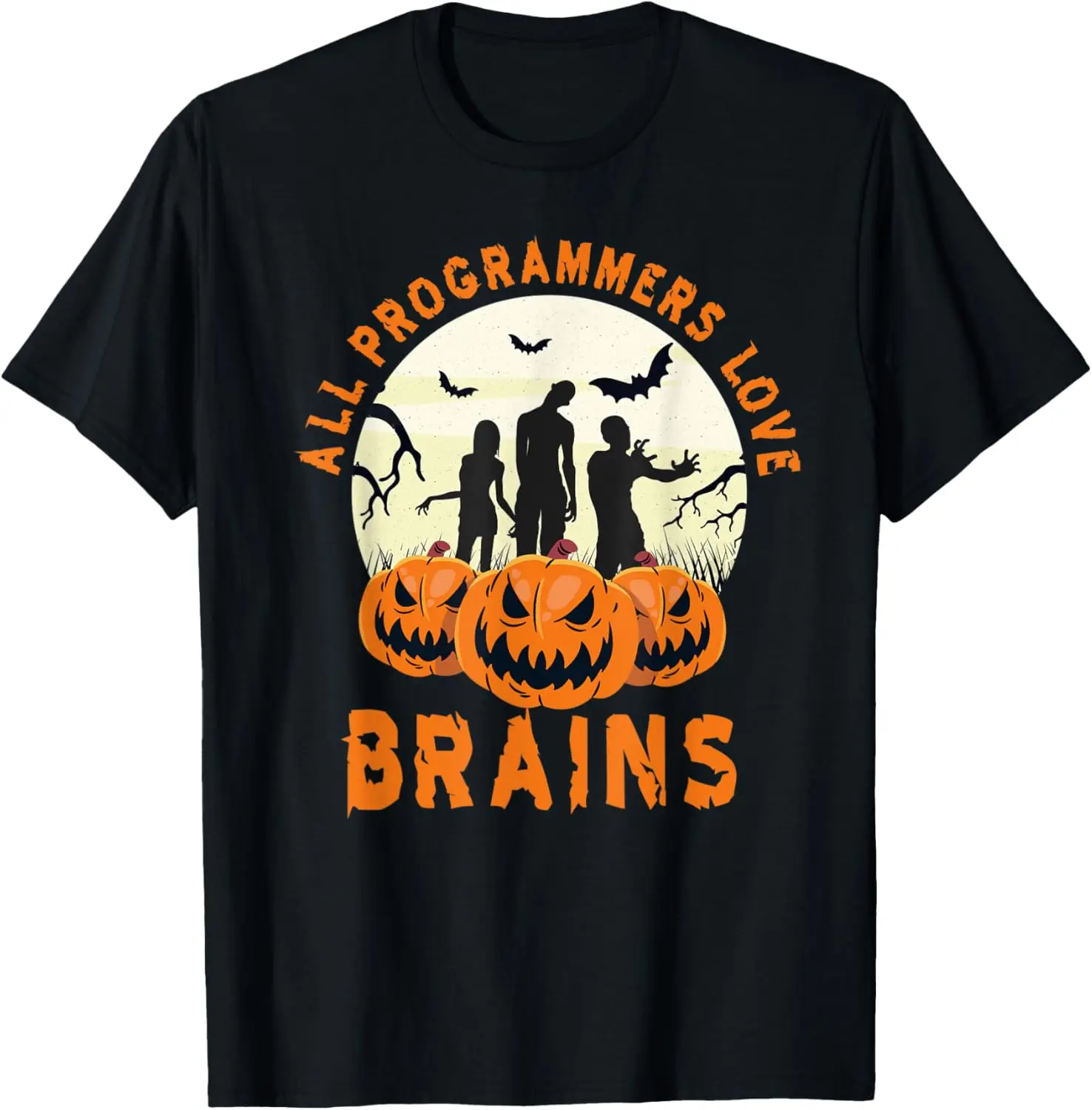 

Программисты на Хэллоуин, любовные мозги, подарочная футболка для разработок компьютеров