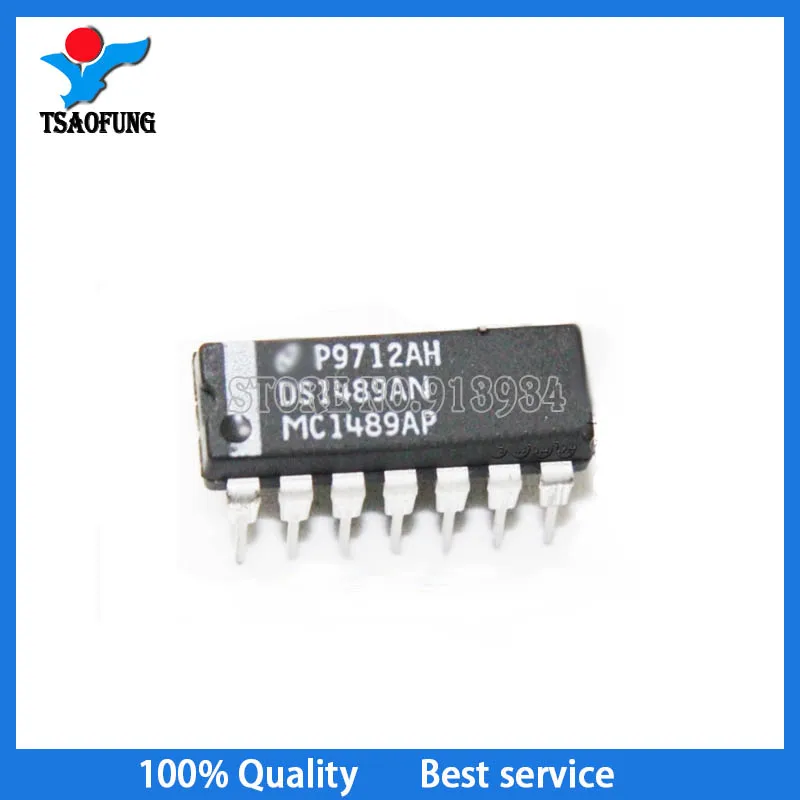 10개 DS1489AN DS1489 DIP14 새로운 원본