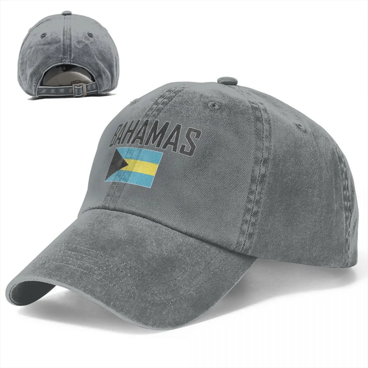 

Flag of BAHAMAS Baseball Caps Unisex Soft Casquette Cap Fashion Denim Hat Vintage Adjustable Dad Hat