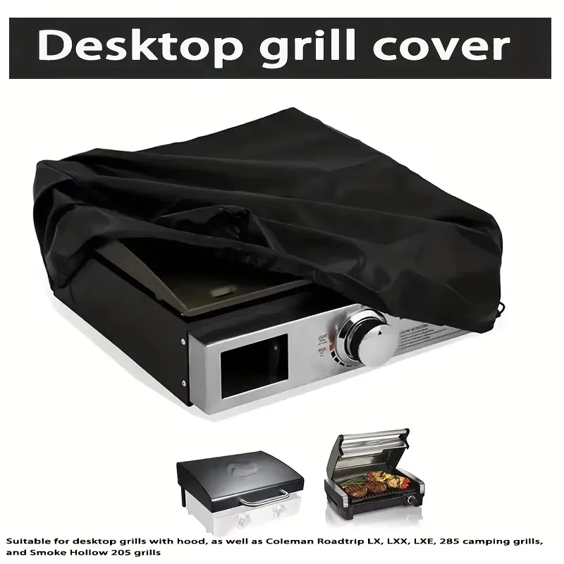 Oxford Cloth Grill Cover, Protective Cover, Also Suitable for RV Outdoor Camping Picnic BBQ Tools and Accessories