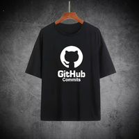 Github Programmer Ape Short-sleeved T-shirt Techno 996 Spoof IT High Street Couple Summer New Lazy Wind Short Sleeve