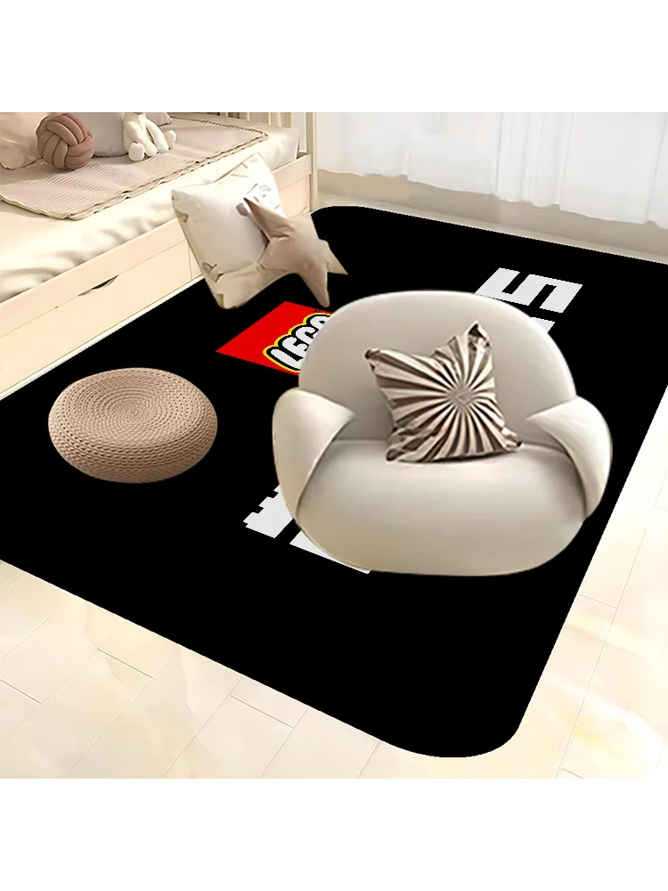 L-LEGOS tapis de salle de jeu anti-dérapant absorber l'eau longue bande coussin tapis de chambre paillasson de bienvenue