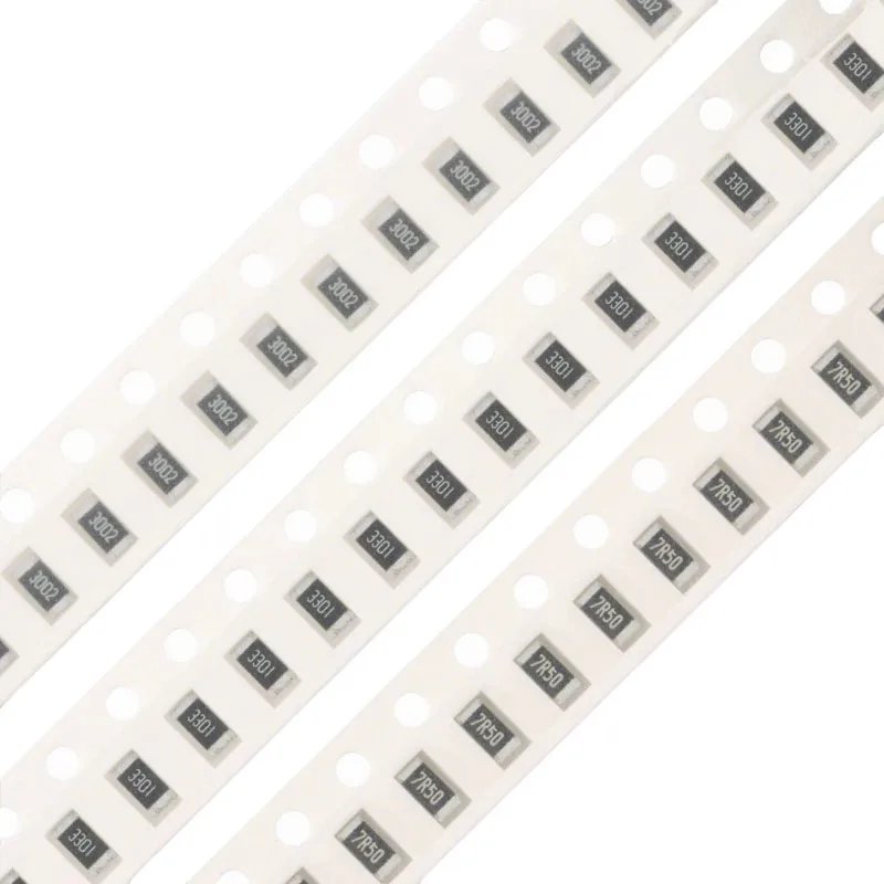 100PCS 1206  SMD Resistor 1% 1 10 100 150 220 330 470 1R~1MΩ 1K 2.2K 3.3K 4.7K 10K 100K 200K 1R 10R 100R 200R 220R 330R Ohm