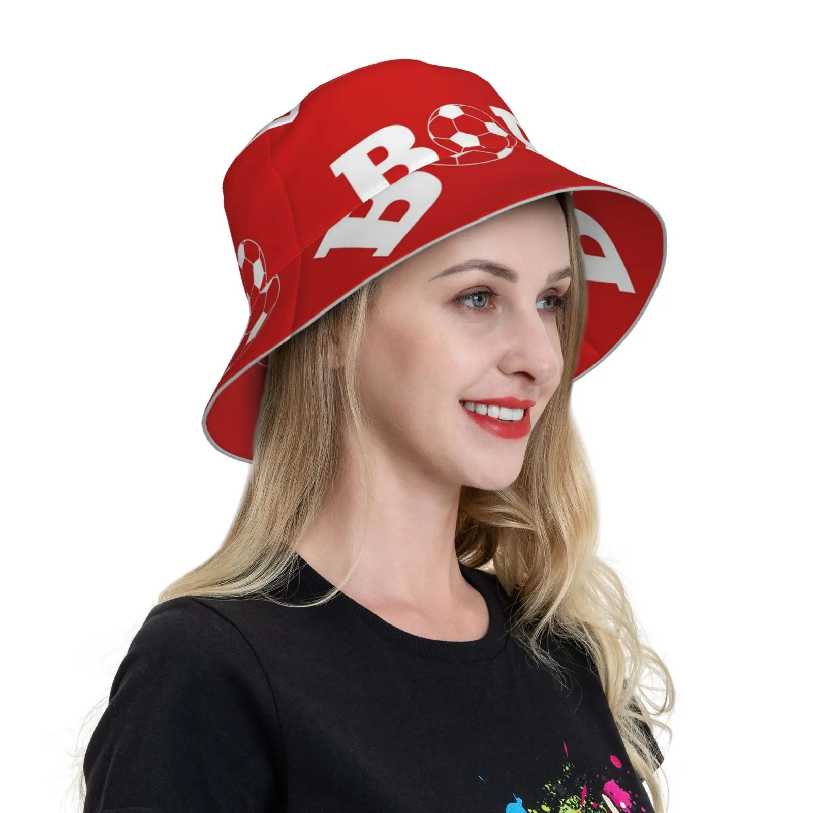 Boro Middlescorough Football Design By Be More Chill Apparel Bucket Hat Outdoor Sports Breathable Present Fashion Cap Boro