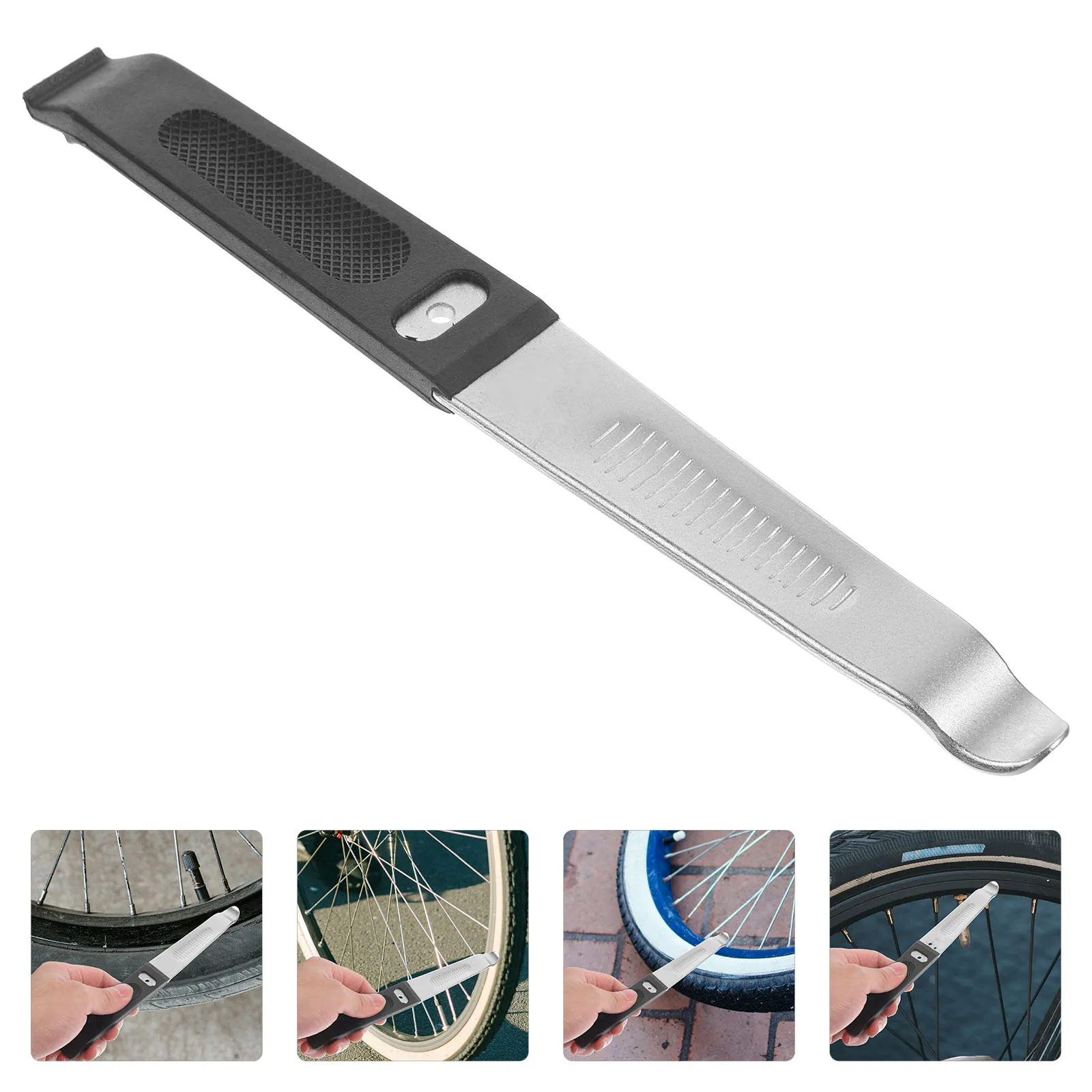 

Steel Outdoor Lever Removal Tool Ergonomic Design Outdoor Tire Lever All Bike Tire Removal Tool Bike Tires