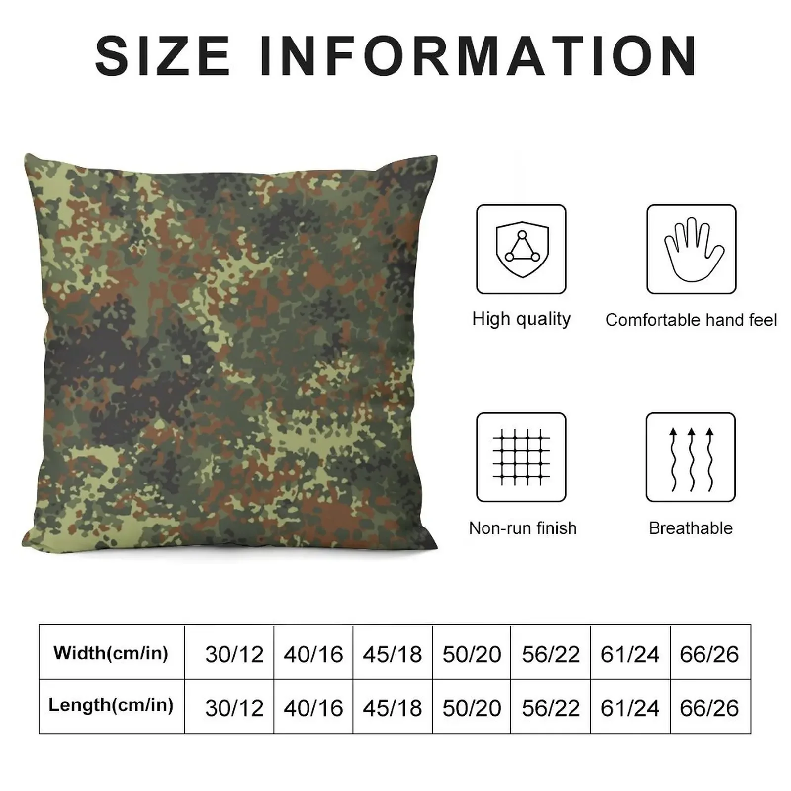 Flecktarn Camo Throw Pillow Luxury Pillow Case Christmas Throw Pillows Covers christmas ornaments 2025 Christmas Pillow