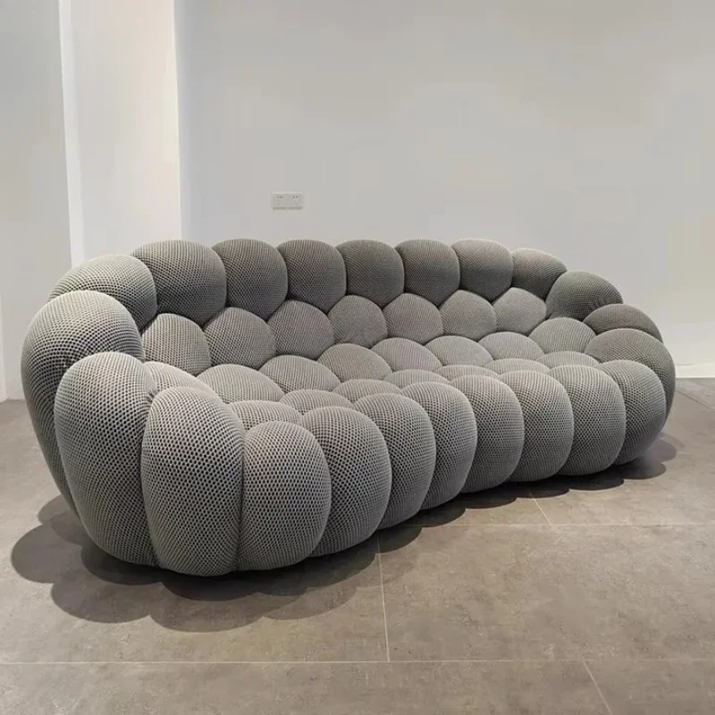 Hochwertige Möbelherstellung Bubble-Sofa-Set Rot-Orange Ecksofa Modernes Bubble-Sofa