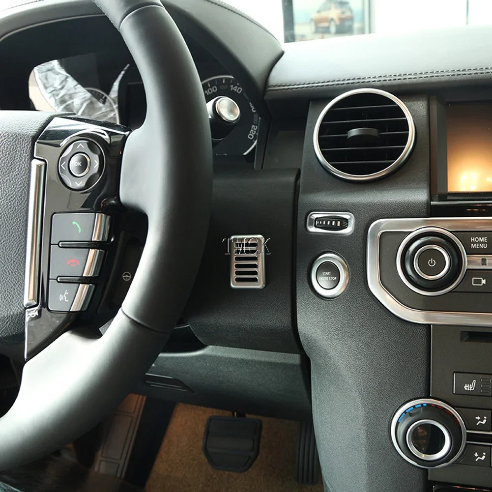 لاند روفر ديسكفري 4 LR4 L319 2010 2011 2012 2013 2014 2015 2016 ABS اكسسوارات السيارات التحكم المركزي ميكروفون غطاء الكسوة #6