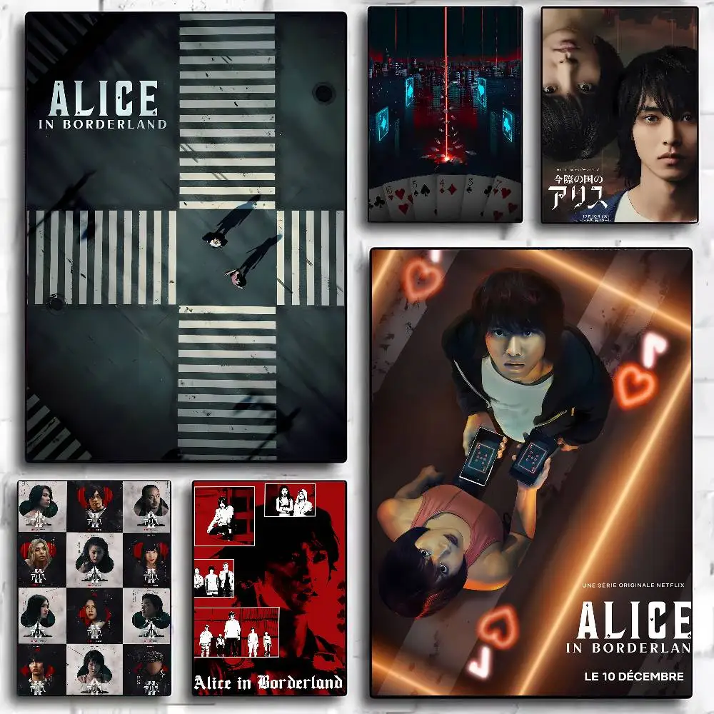 Póster HD, pintura mural artística para pared, decoración del hogar y regalos, nuevo A-Alice In Borderland 3