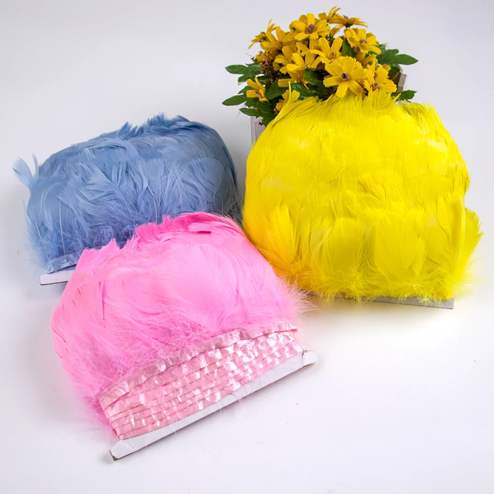 5 Meter 8-10 cm Natürliche Gän – Fringe Ribbon Sewing Bewertung und Preis