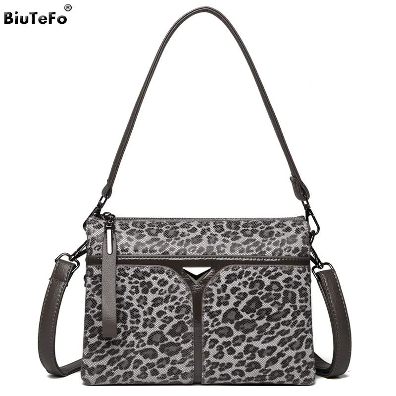 

Fashion Leopard Print Handbag Women High Quality Pu Leather Shoulder Bags for Ladies New Elegant Crossbody Bags Designer