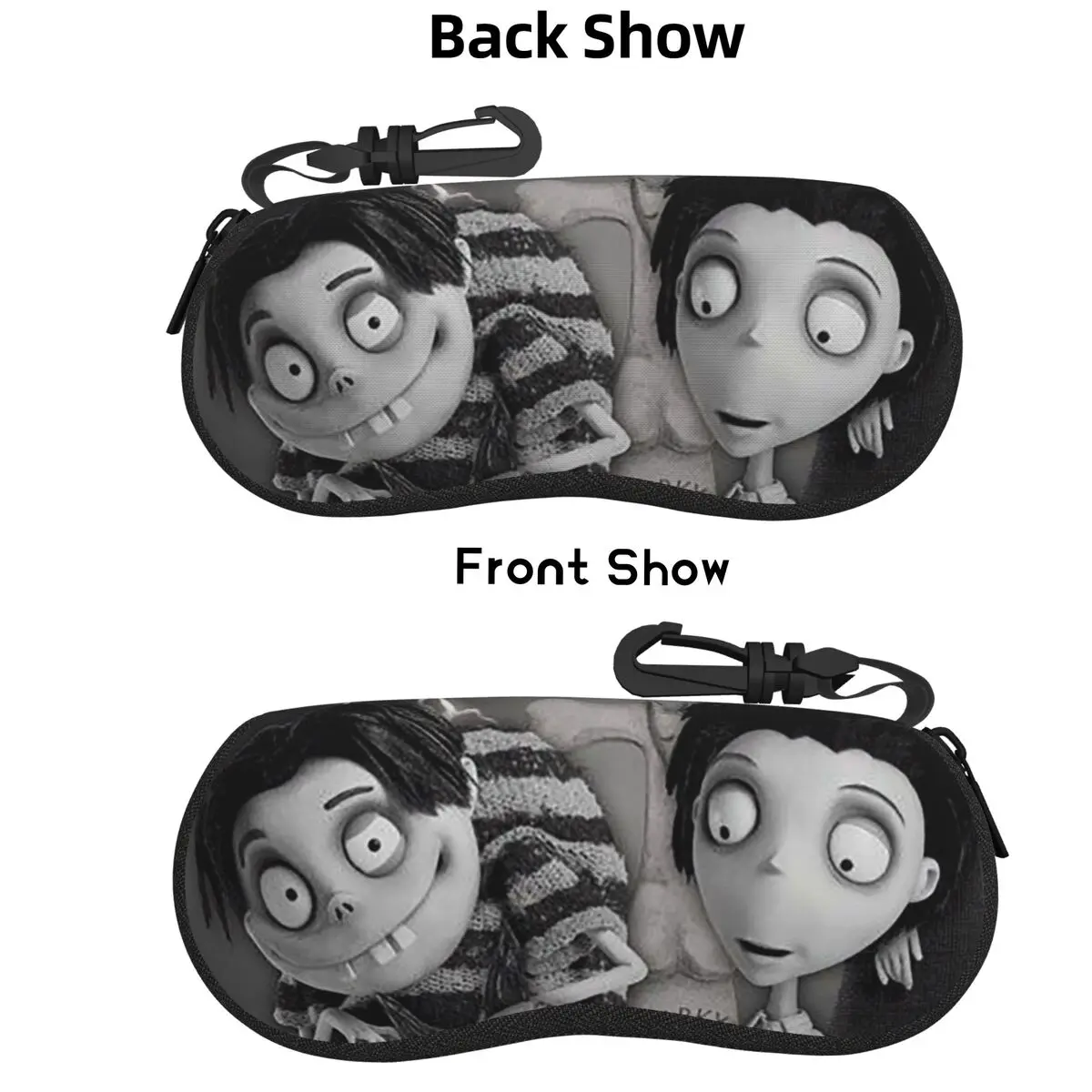 

Frankenweenie Shell Glasses Case Protector Sunglasses Box Women Men Soft Eyeglass Bag Pouch