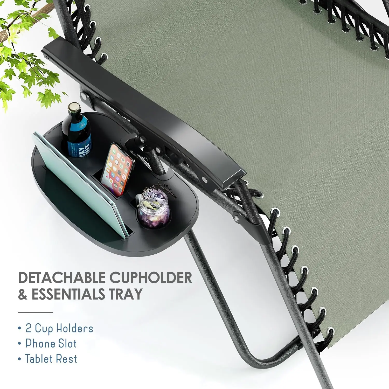 Zero Gravity Chairs Set of 6 - Sage Green