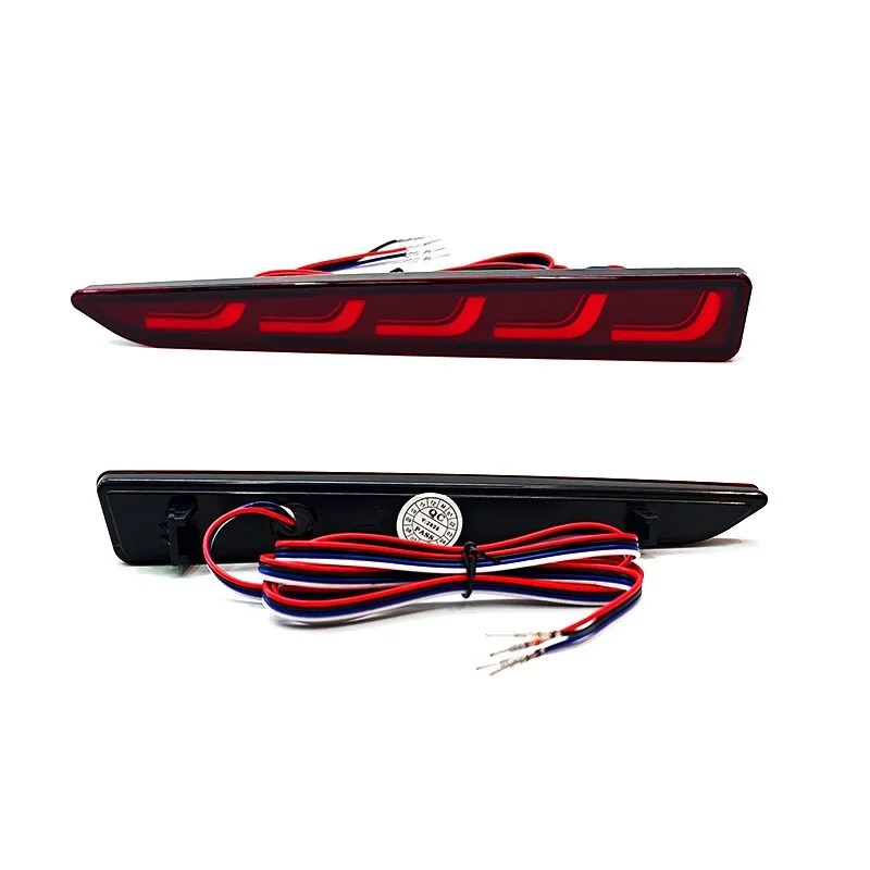 2Pcs Car Rear Bumper Light Reflector Rear Fog Lamp Modified LED Streamer Steering Driving Brake Lights For TOYOTA TANK ROOMY detail image 8