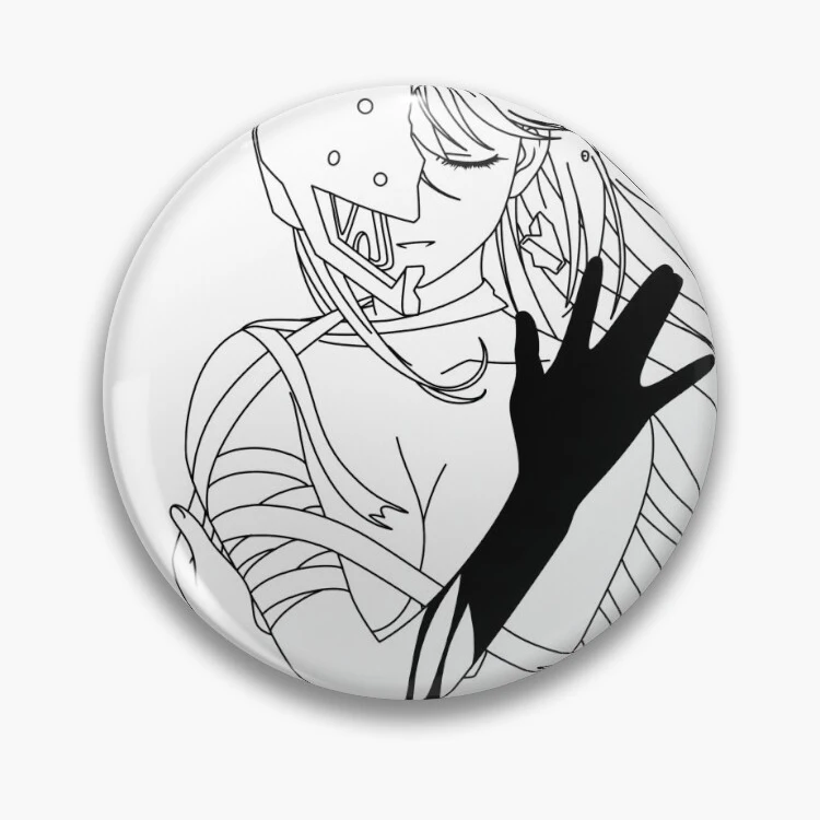 Makima Anime Character Brooches Anime Brooch Bag Clothing Hat Badge Accessories Jewelry Gifts