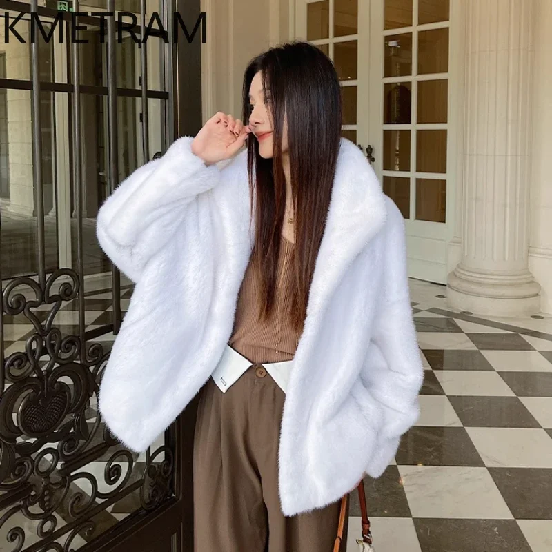 Real Mink Fur Coat Women Luxury Fashion Short Fur Jacket Winter New in Outerwears 2024 High Quality Womans Clothing шуба женская