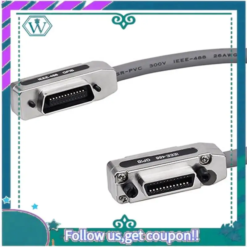 Cable de datos Gpib IE488 mejorado, 5X 1M, Cable de transmisión de comunicación de grado Industrial, Terminal Pci, Cable de Control Industrial