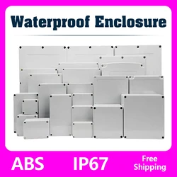 F-type ABS Wire Junction Box Waterproof Electronic Safe Case Plastic Boxes Plastic Organizer IP67 Waterproof Enclosure Box