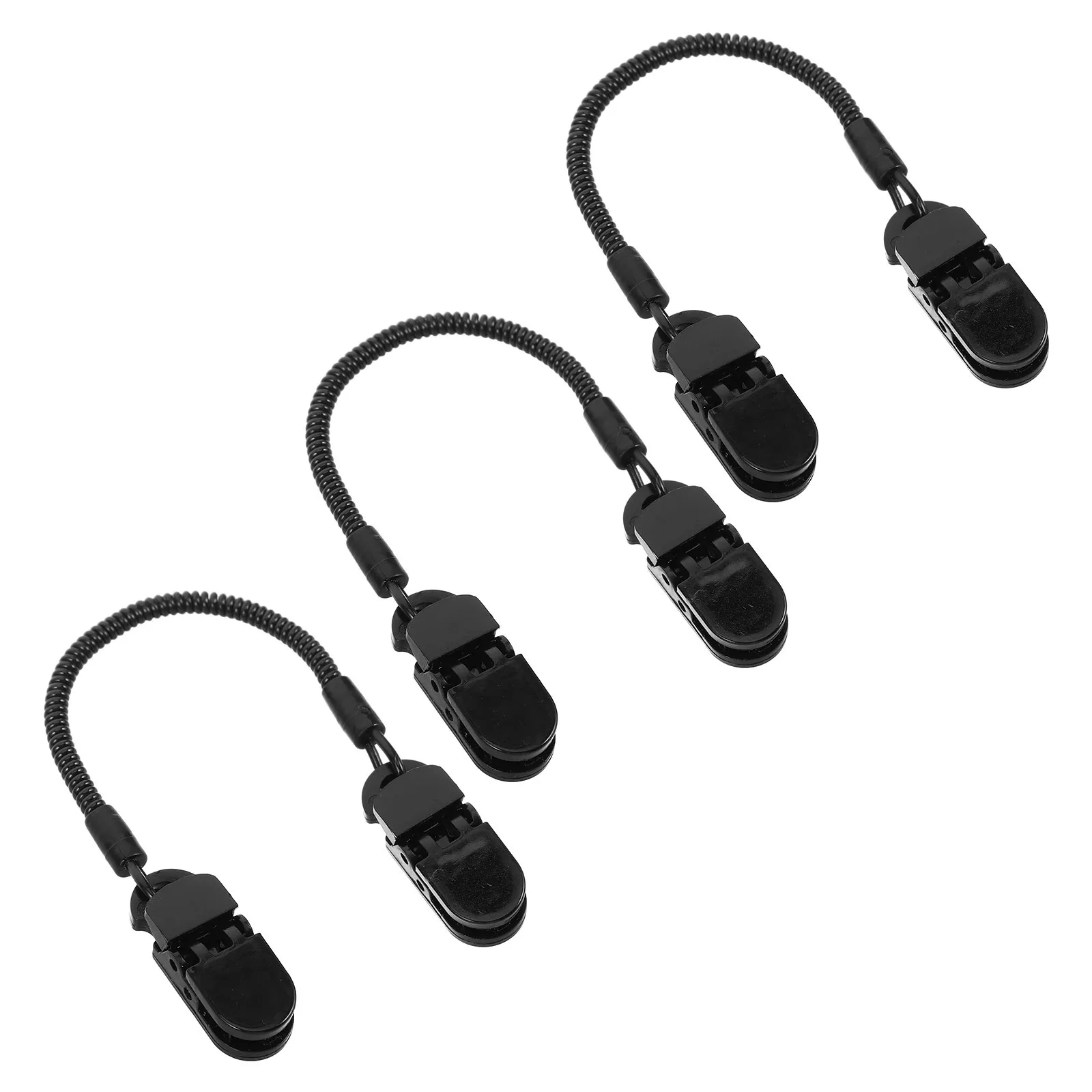 

9Pcs Fishing Hat Fixer - Adjustable Windproof Hat Strap Clips with Elastic Coiled Lanyard for Outdoor Sports Hiking Camping