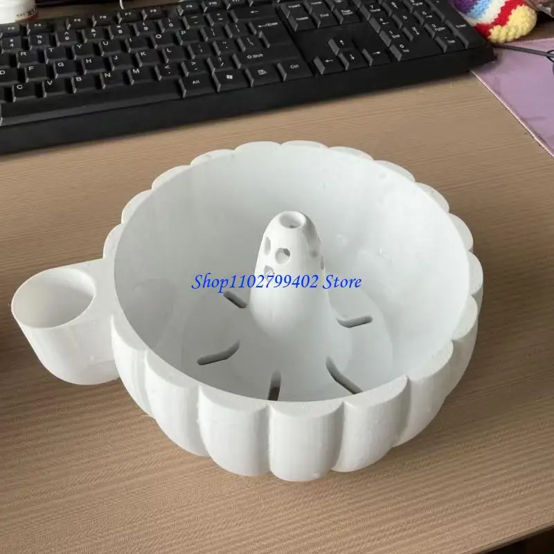 547F Produce Wash And Serve Bowl with Center Figure for Fall Tables