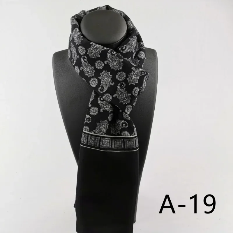 

New Fashion Spring Winter Silk Scarf for Men Luxury Brand Designer Scarves Plaid for Women Scarf To Keep Warm