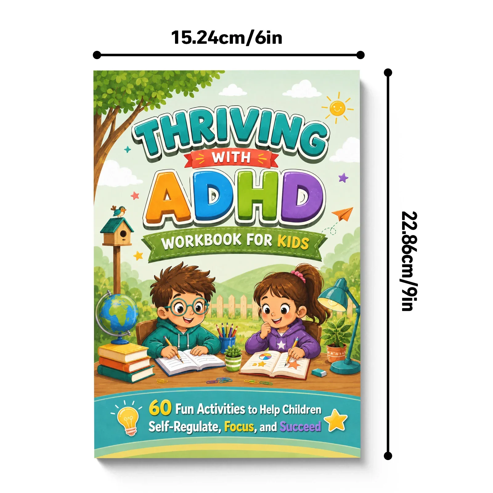 ADHD Workbook for Kids Ages 7-12, 60 Focus, Self-Regulation, Executive Function and Organization Activities