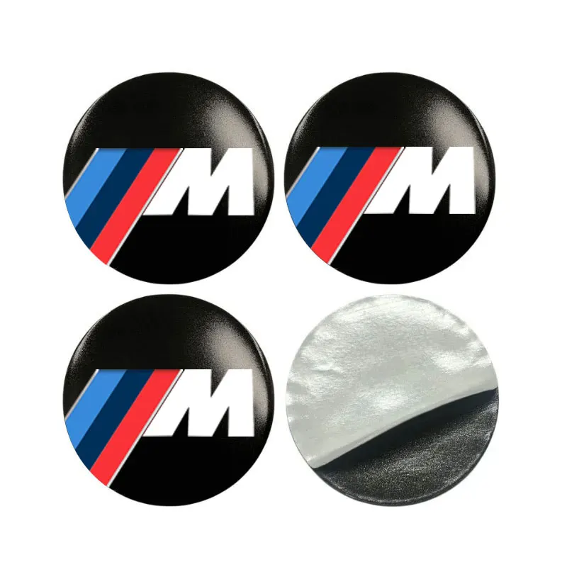 56mm Car Styling Wheel Center Sticker Hub Cap Decal Emblem For BMW X5 E70 E91 F11 F30 F31 F10 X3 F25 E83 E30 M Power Accessories - view 6