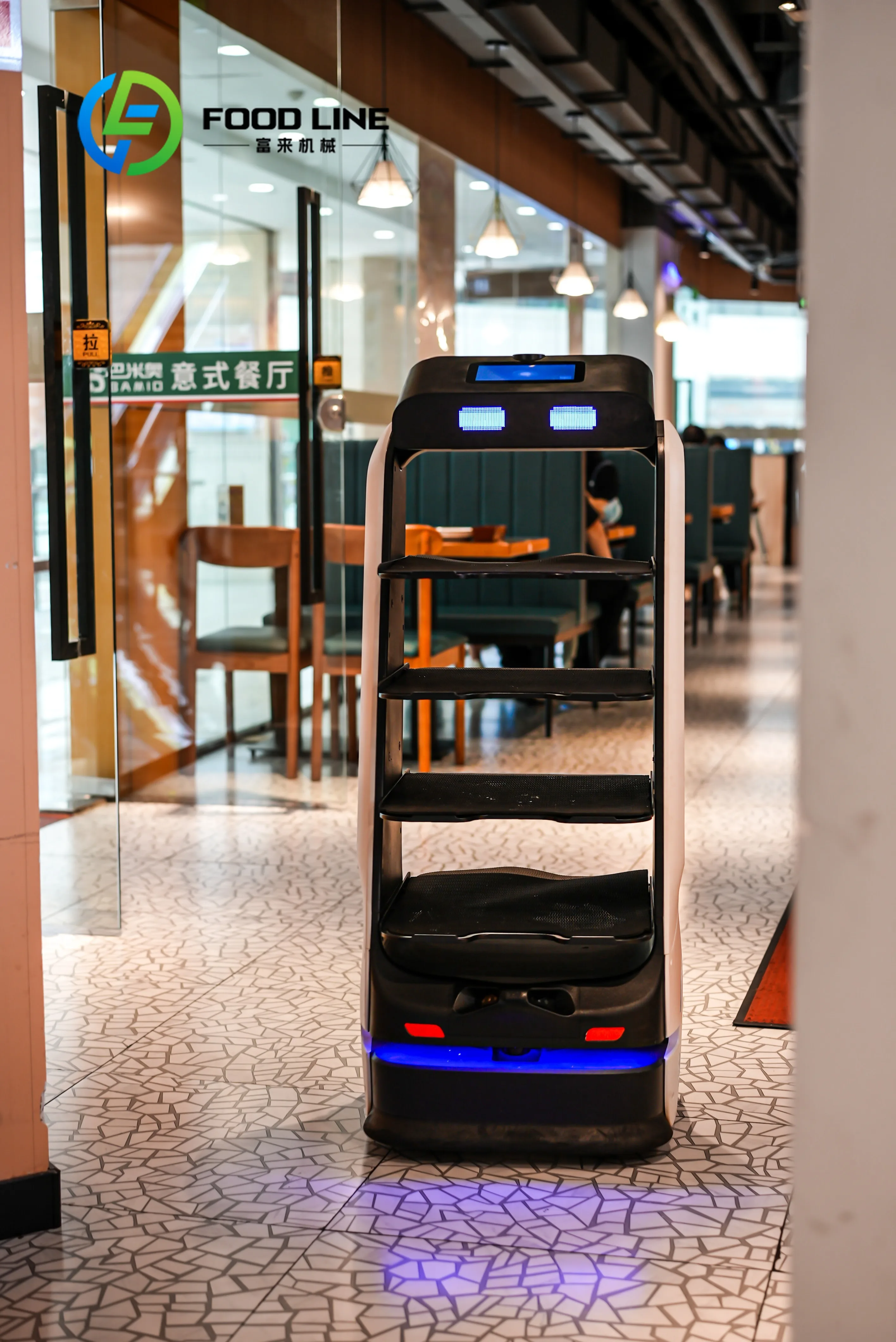 Restaurant Waiter Intelligent Reception Service Robot Robot Waiter for Restaurant